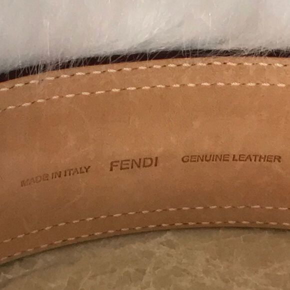 FENDI BELT leather made in Italy 100% authentic - Picture 7 of 8